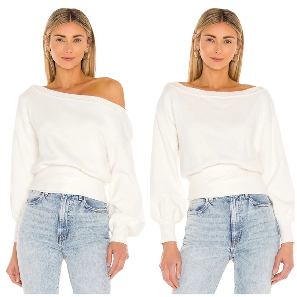LPA ON/OFF SHOULDER SWEATER REVOLVE 